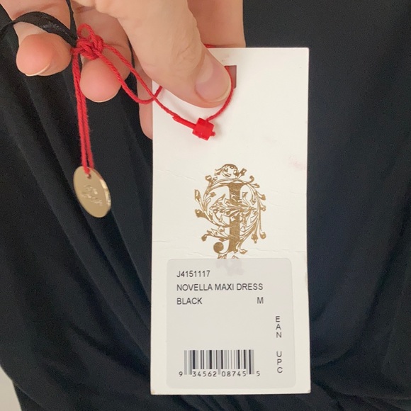 New black Jetset Novella Maxi dress. M. With tags. - Picture 3 of 7